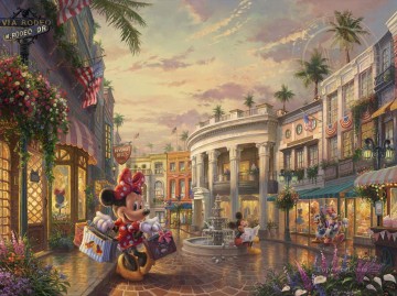 Artworks in 150 Subjects Painting - Minnie Rocks the Dots on Rodeo Drive TK Disney